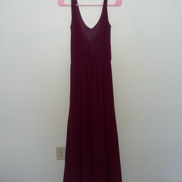 Show Me Your Mumu Maroon Kendall Maxi Dress Size Small - Picture 6 of 6